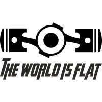 Вінілова наклейка на автомобіль - Subaru The World is Flat (Плоский світ)